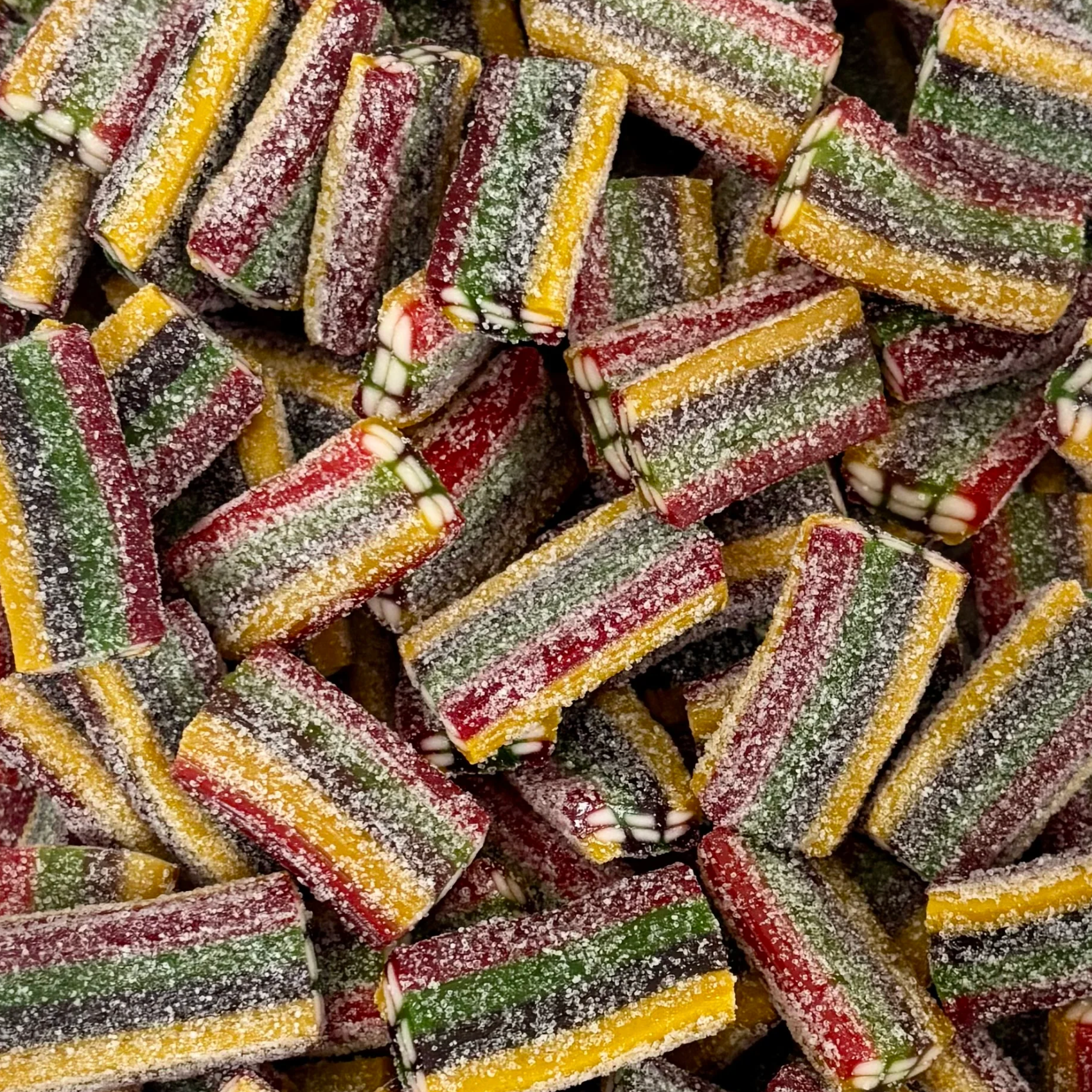 Fizzy Rainbow Bricks