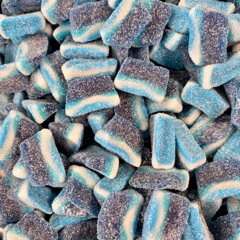 Fizzy Blue Raspberry Slices