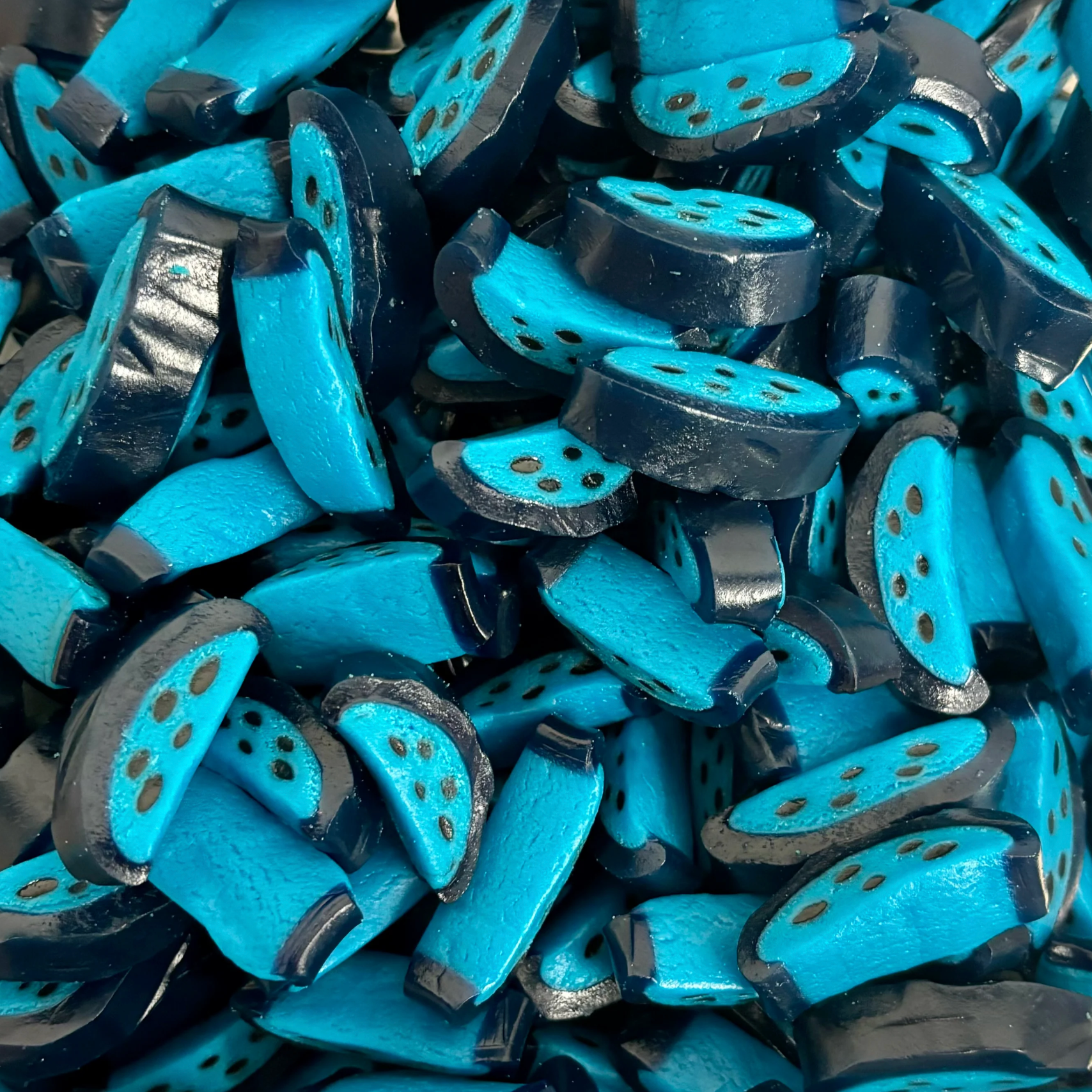Blue Raspberry Slices