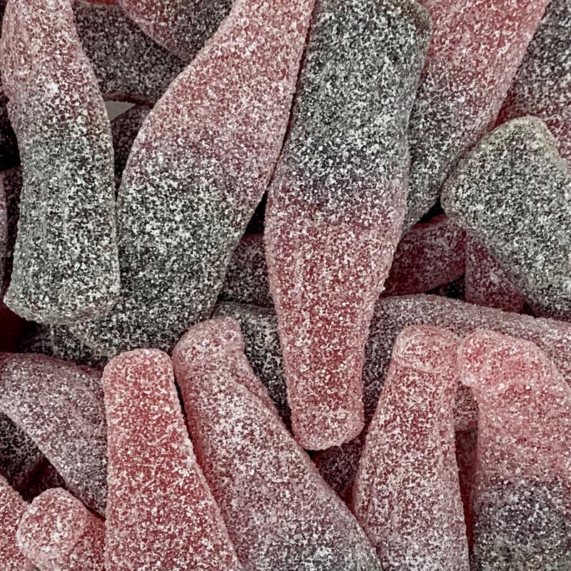 Giant Fizzy Cherry Cola Bottles